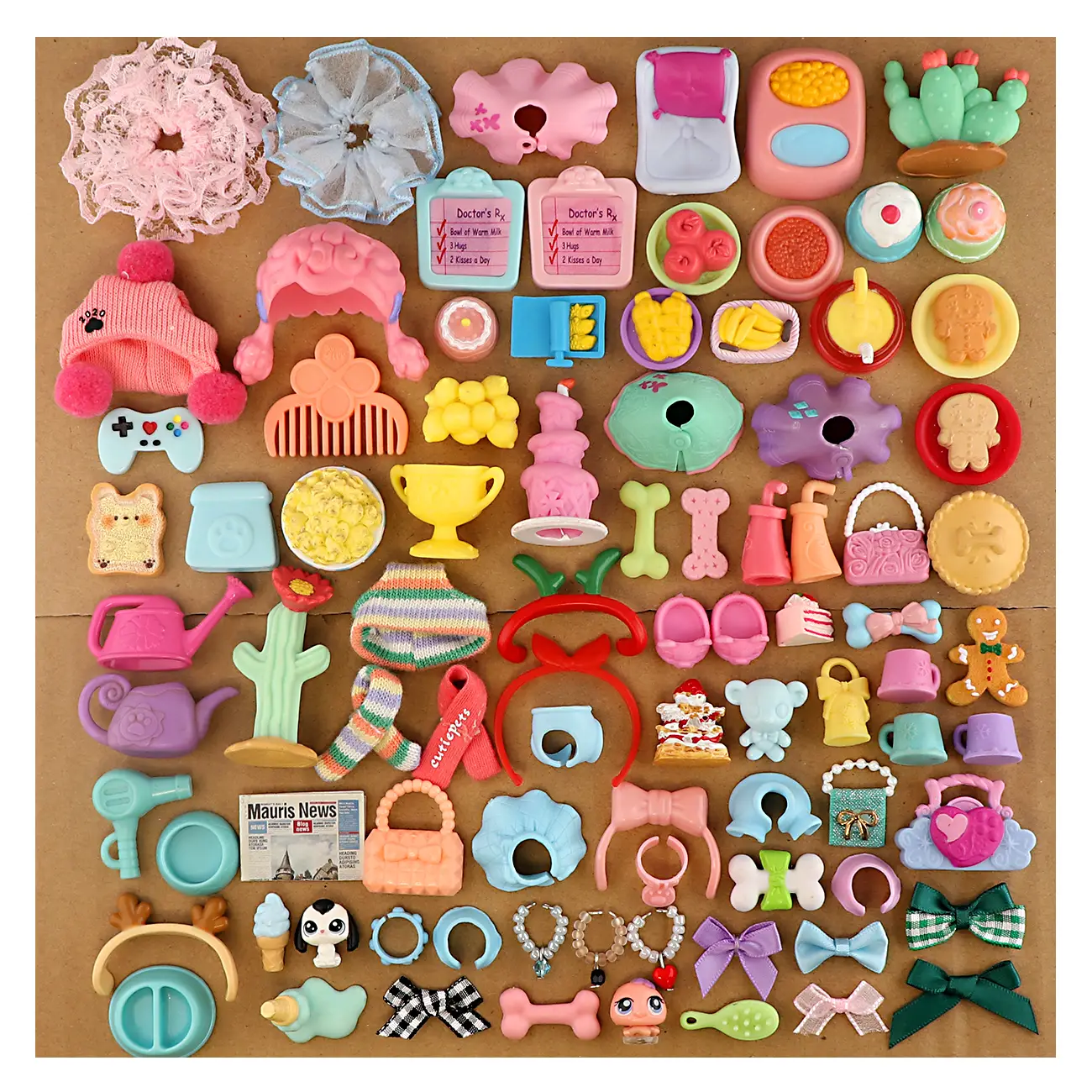 Littleshop 35pc Random Accessories for LPS Collection - Random Assortment