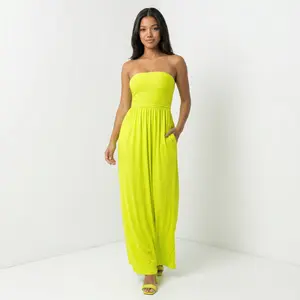 "Alluring" Maxi Dress - Lime