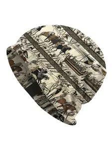 Hat Bayeux Tapestry Thin Caps For Men Women Viking Skullies Beanies Ski Caps Soft Bonnet Hats