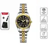 Poedagar luxurious and elegant women's watch, waterproof luminous date display, stainless steel quartz movement casual women's quartz watch, perfect gift for birthdays, Quartz Analog Watch