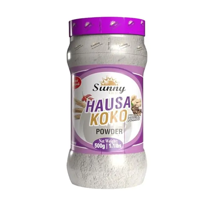 Sunny Gold Hausa Koko Millet Porridge Powder | Breakfast Mix with Ginger and Cloves
