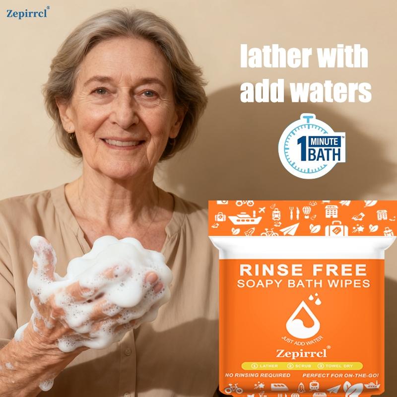 50/150pcs Disposable Shower Towel Soap Bar Foam Bath Towel for Sensitive Skin, Portable Travel Gym Use, No Rinse Needed, Disposable Washcloth