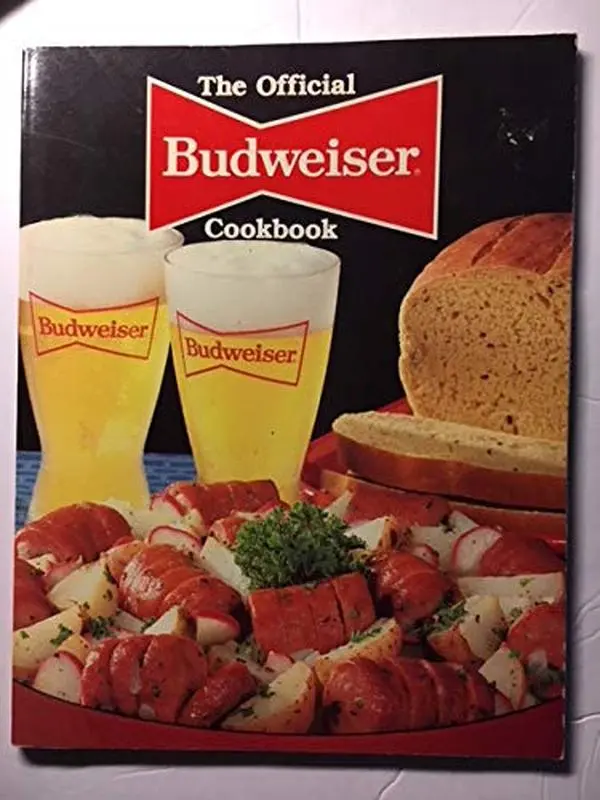 USED Book - Official Budweiser Cookbook by Anheuser Busch (Paperback) - english