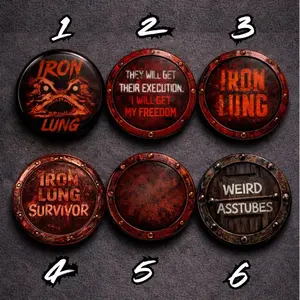 Iron Lung Pins | Markiplier Inspired Buttons