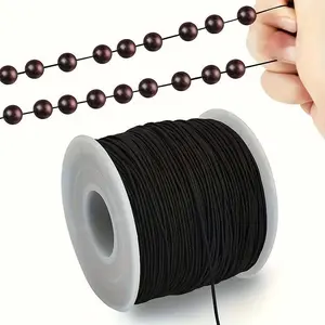 Elastic String for Bracelets, 1 mm/1968.5in Sturdy Stretchy Elastic Cord for Jewelry Making, Necklaces, Beading