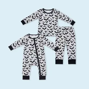 Kids baby boy Halloween design long sleeve outfit