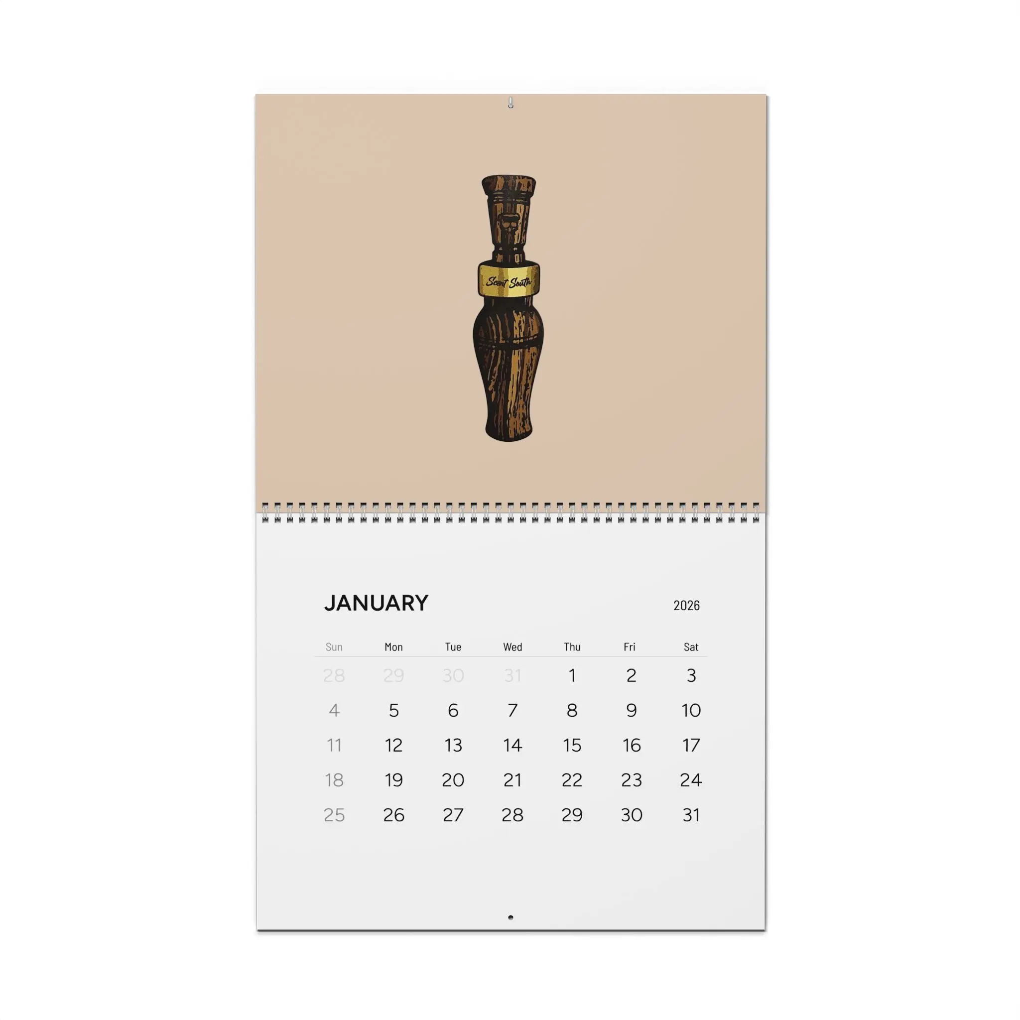 Duck Hunt Wall Calender 2026