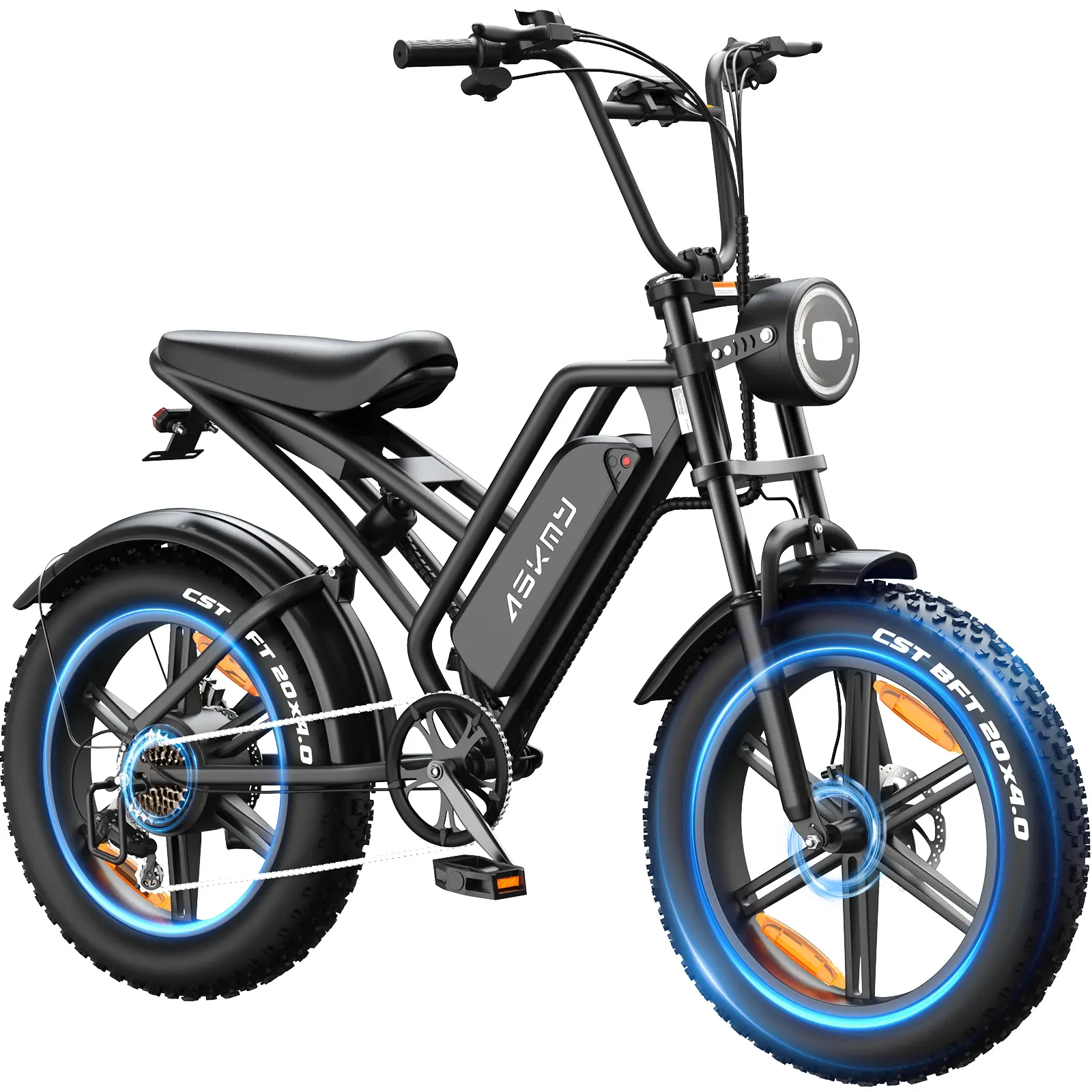 High-end lithium battery – range about 38 miles