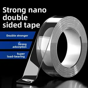 Nano double-sided adhesive, washable, transparent, magical, fixing, storage, strong sealing strip, auxiliary adhesive, nail-free glue