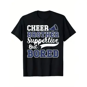 Dance Brother Cheer Brother Of A Cheerleader Brother T-Shirt