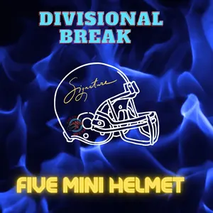 5 factory sealed mini helmet pick your division break!