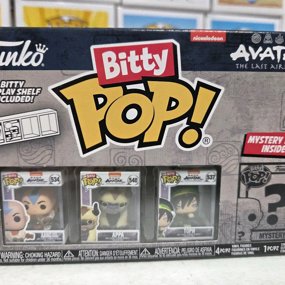 Funko Bitty Pop! Avatar Last Airbender 4 pack includes Aang and appa