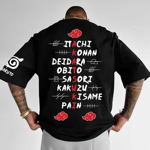 Akatsuki Naruto Vintage T-Shirt – Retro Anime Manga Graphic Tee featuring Itachi, Konan, Deidara, Obito, Sasori, Kakuzu, Kisame, Pain Sweatshirt, Hoodie