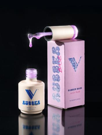 Rubber Base - Juicy Plum Gel Nail Polish Manicure