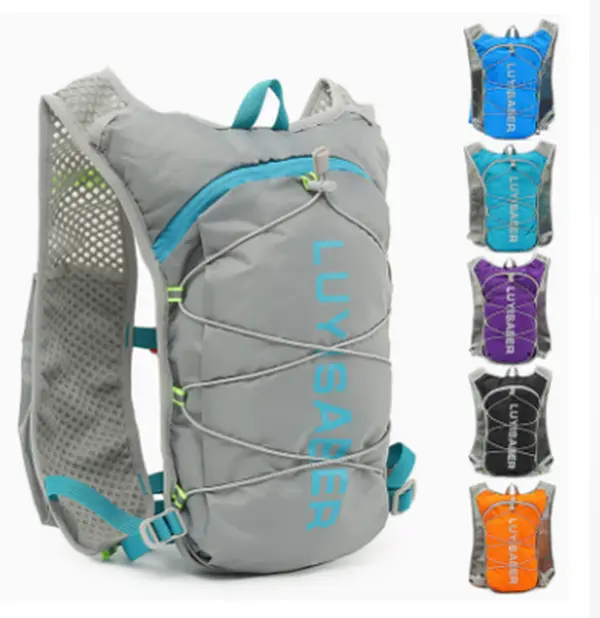 Unisex Adults Multifunctional Hydropack - 140g Lightweight Water Backpack with 1.5L Bladder, 500ml Soft Bottle, Adjustable Chest Strap, Reflective Safety Design, Breathable Honeycomb Mesh, Water-Resistant Nylon for Marathon, Runners, Running Backpack, Hon