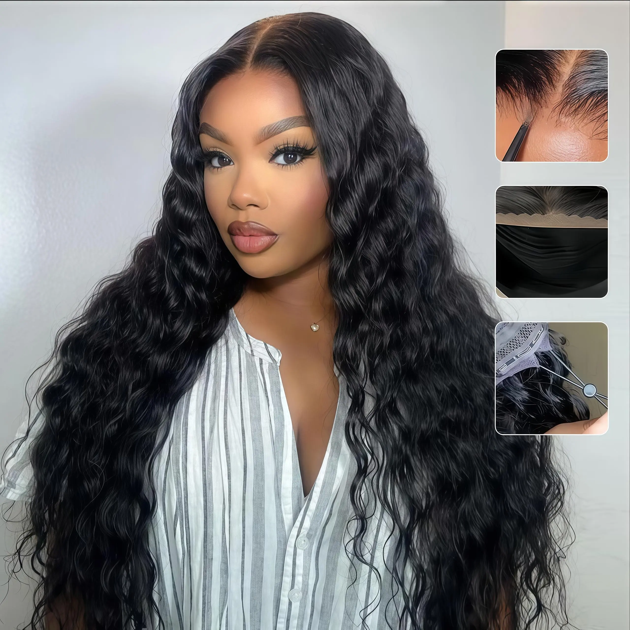 [NEW IN] CheetahBeauty Wear and Go Glueless Wigs Human Hair Pre Plucked Pre Cut 7×6 HD Lace No Glue Deep/Body Wave Lace Front Wigs for Black Women Brazilian Human Hair Wig With Natural Hairline #SummerWins #DealsForYouDays
