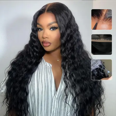 [NEW IN] CheetahBeauty Wear and Go Glueless Wigs Human Hair Pre Plucked Pre Cut 7×6 HD Lace No Glue Deep/Body Wave Lace Front Wigs for Black Women Brazilian Human Hair Wig With Natural Hairline #SohoChic #tiktokshopstockup