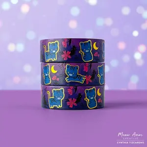 Blue Tiger Gold Foil Washi Tape