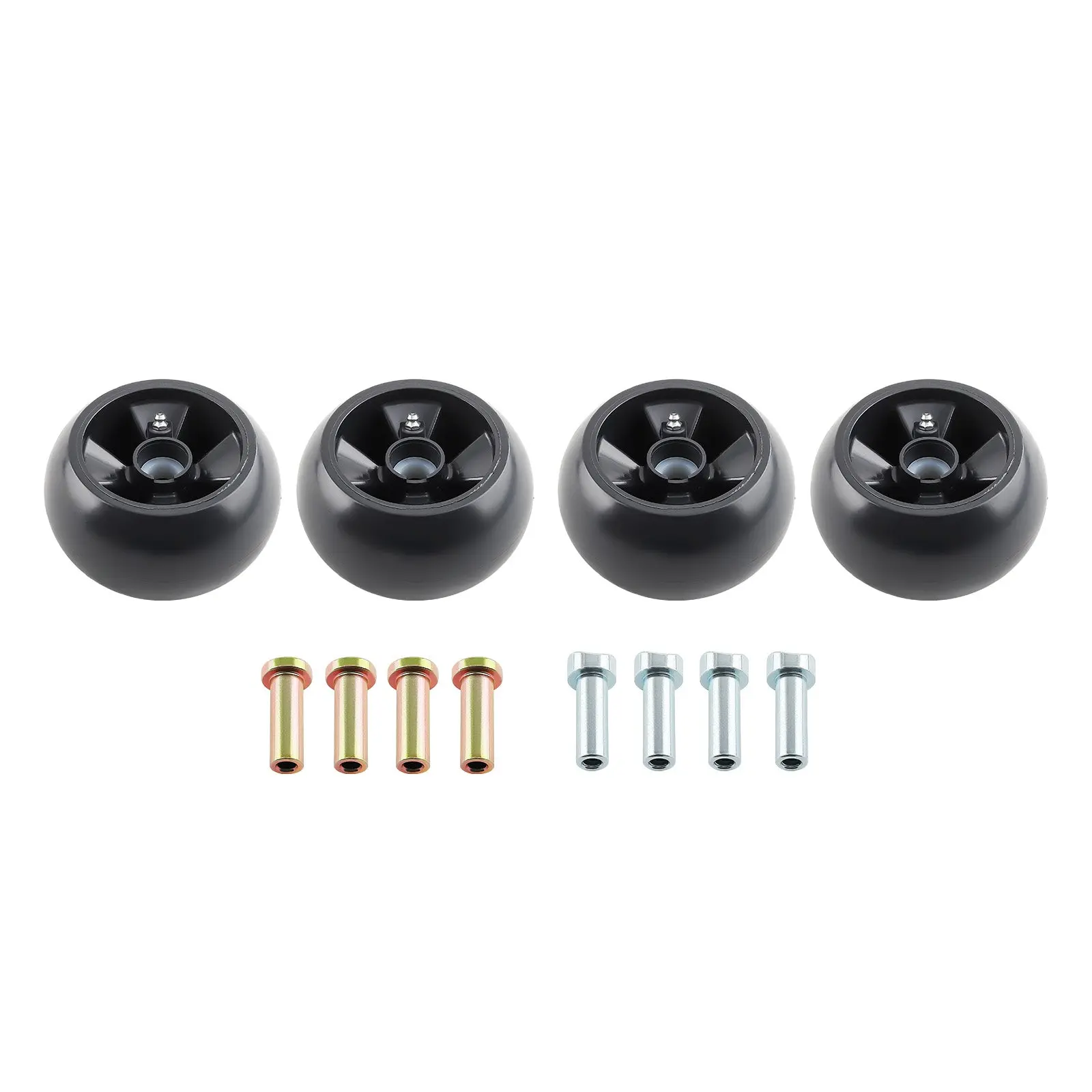 4 Pack AM125172 Plastic Deck Gauge Wheel Kit For 200 Series 240 245 260 265 285