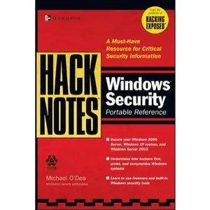 USED-HackNotes(tm) Windows Security Portable Reference by Michael O'Dea (Paperback)