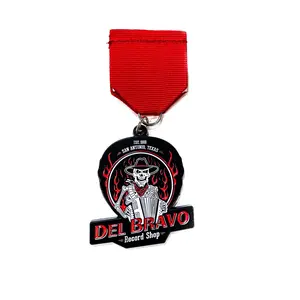 Del Bravo Record Shop Fiesta Medal DLB MERCH