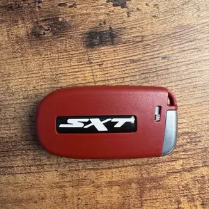 Red SXT-Hellcat Key Fob Shell for Dodge Charger Challenger Durango SXT Redeye Demon Trackhawk with SXT Logo