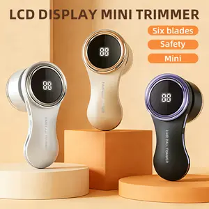 Digital LCD Badminton Trimmer Portable Safety Fabric Shaver Home Mini Fuzz Remover Clothes Depiller Great Gift