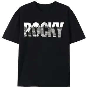 Rocky Balboa Philadelphia Graphic Tee |   Classic Boxing Movie Icon T-Shirt |   90s Retro Sports Fan Casual Top