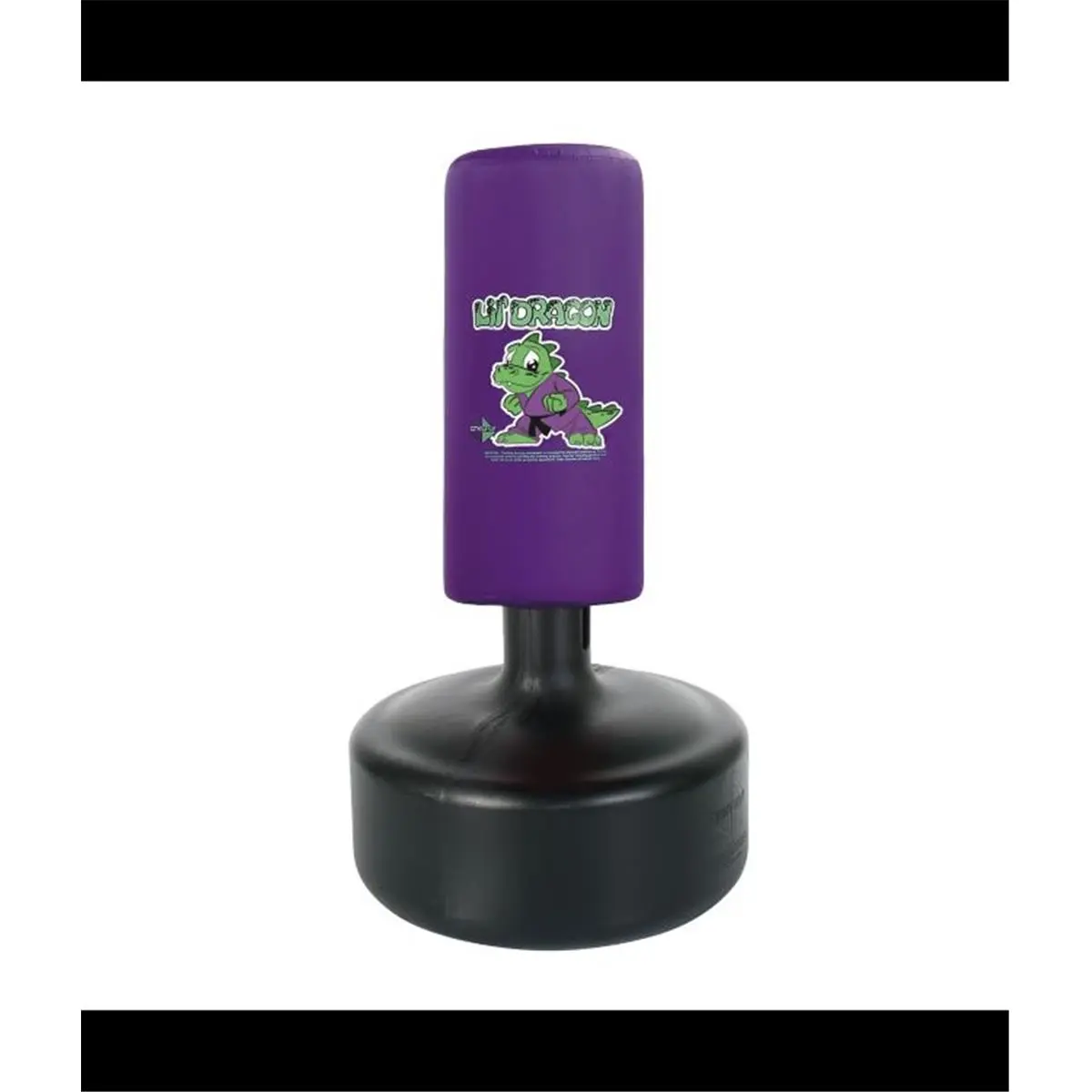 212 MAIN Lil Dragon Wavemaster Training Bag, Unisex Purple Nylon Shell with High-Impact Foam, Adjustable Size 37"-52", Rounded Water-Fill Base