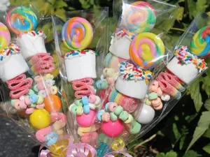 10 Birthday Sprinkles Lollipop Candy Kabobs| Handcrafted in Maine |Party Favors, Bridal, Baby Shower gifts, Holiday, Christmas, Fall