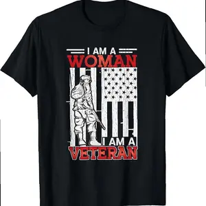 I Am A Woman - I Am A Veteran T-shirt