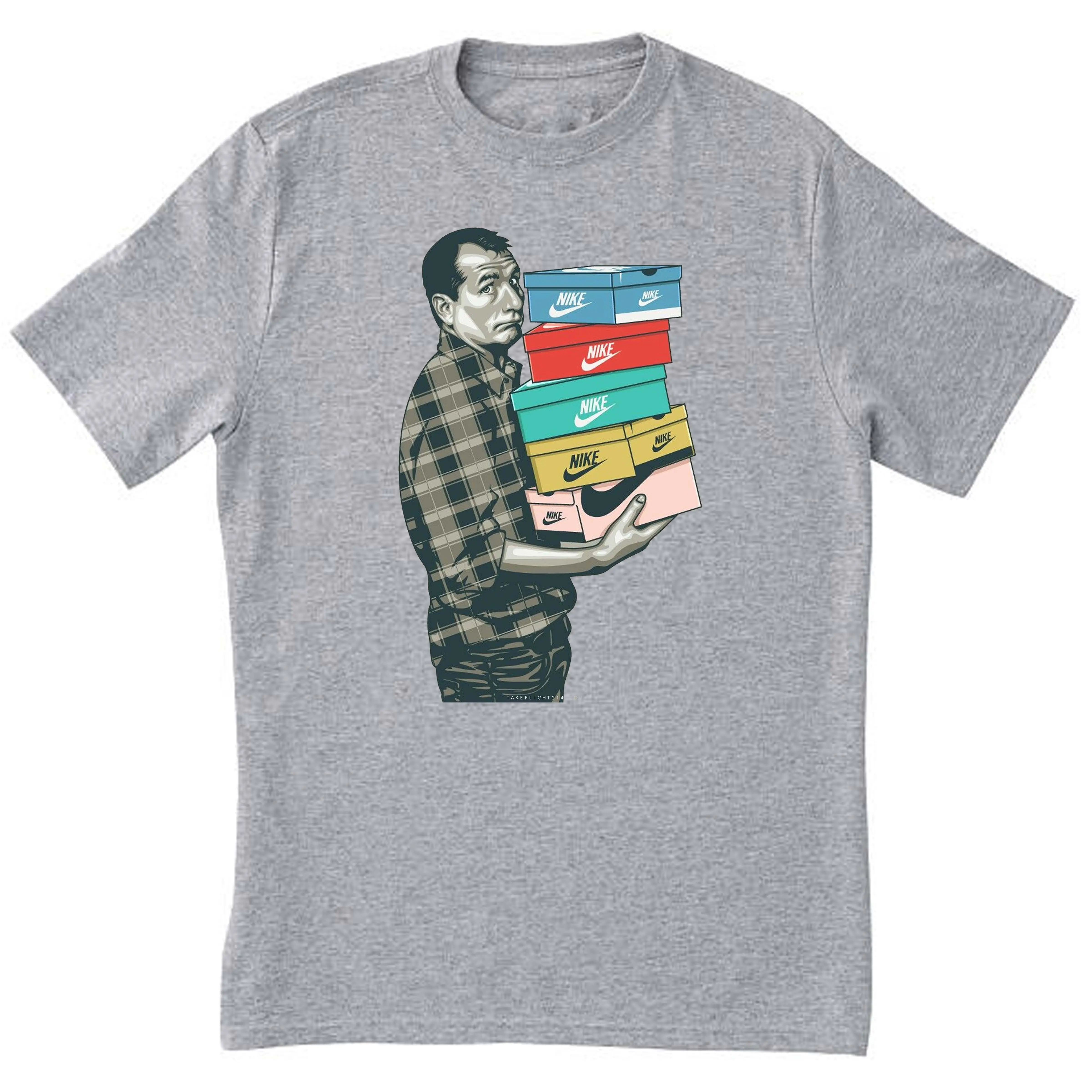 Al Bundy Sneaker T Shirt Married With Children T Shirt Classic Pop Culture TV Show T Shirt Vintage Streetwear Style T Shirt