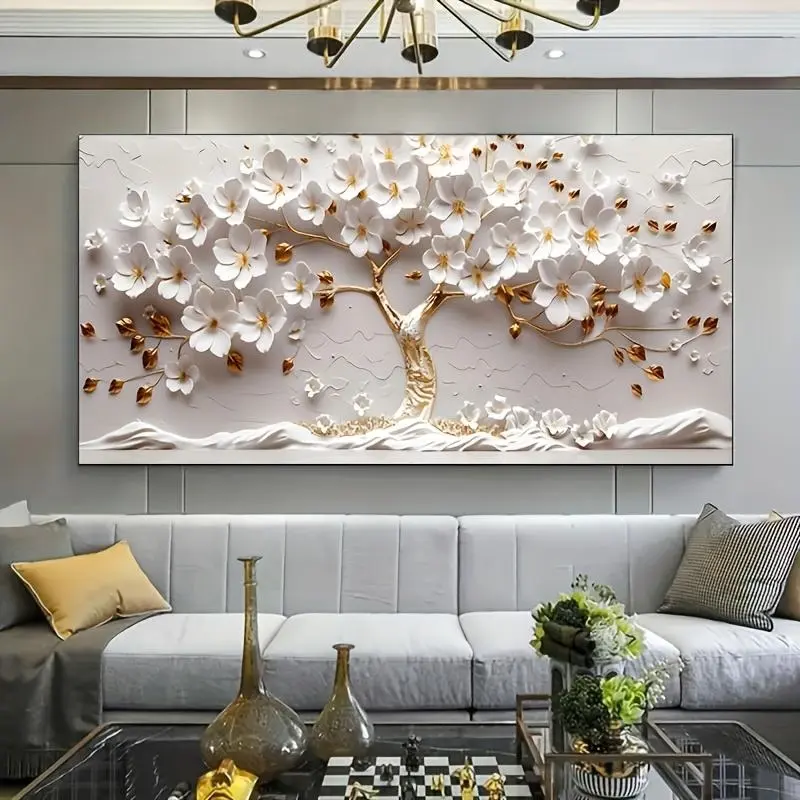 1-Piece Artistic Print Design Canvas Painting with Wood Frame, Decorative Modern Indoor Wall Decoration Print for Living Room, Bedroom Home Supplies (Multi-Size)