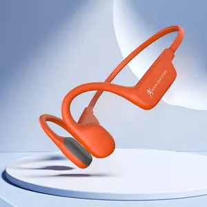 AKKHOO New  Open-Ear, Bone Conduction Sport Headphones  - Sweat Resistant, Workout Headphones - Secure, Wireless, Comfortable Fit，black Audio Headset