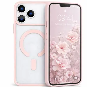 Clear Magnetic Phone Case for iPhone 17 Pro Max/17 Pro/17 Air/17/16/15/14/13/12/11, Anti-Yellowing Wireless Charging Compatible Cover