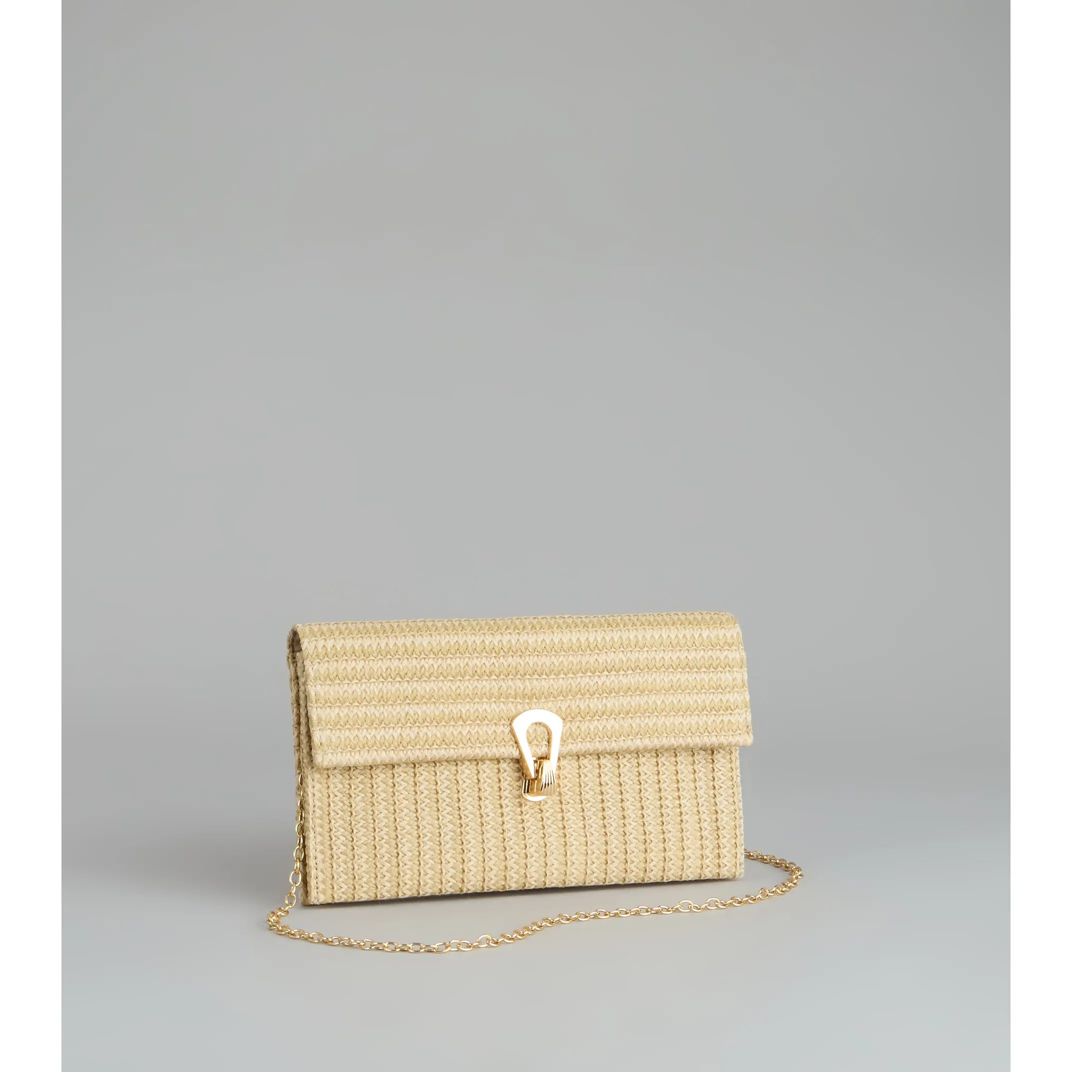 Vacation Mode Straw Clutch
