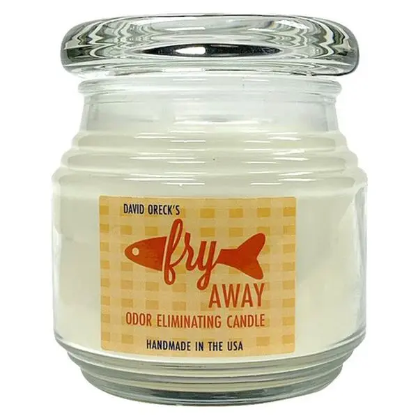 David Oreck Pure Air Fry Away Kitchen Odor Eliminating 8 oz Soy Candle - Blackberry Lemonade Fragrance