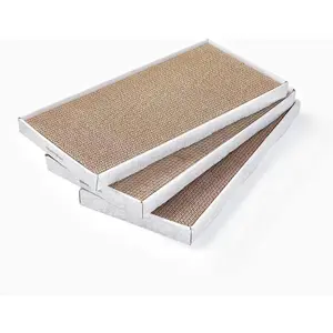 Cardboard Scratcher Pad  : 3 count  Cardboard, Scratch Pad, ,Double-Sided Design for Double Life...