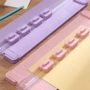 Four-In-One Paper Cutter Multifunctional Student DIY Cutting Tool, Multifunctional Stationery, Photo Cutting Paper Trimmer, Essential Craft Accessory