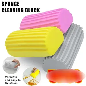 Magical dust-absorbing sponge duster, reusable cleaning eraser brush, multifunctional household tool for cleaning blinds and dust in kitchen window gaps