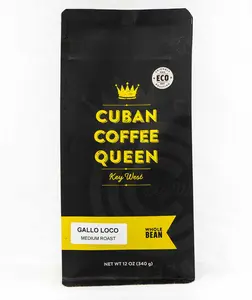 Gallo Loco (Crazy Rooster) Coffee - Robust, Nutty & Chocolate Flavor Bean Bean