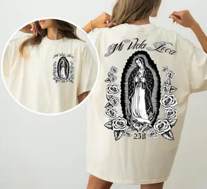 Mi Vida Loca T-Shirt Our Lady Of Guadalupe Chicano Style, Virgin Mary Tattoo Graphic Tee, Perfect Gift For Men Women Outfit | Trending Now!