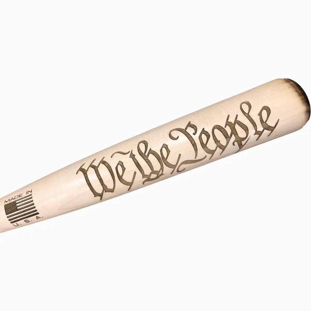 We The People Engraved Baseball Bat We The People Engraved Baseball Bat