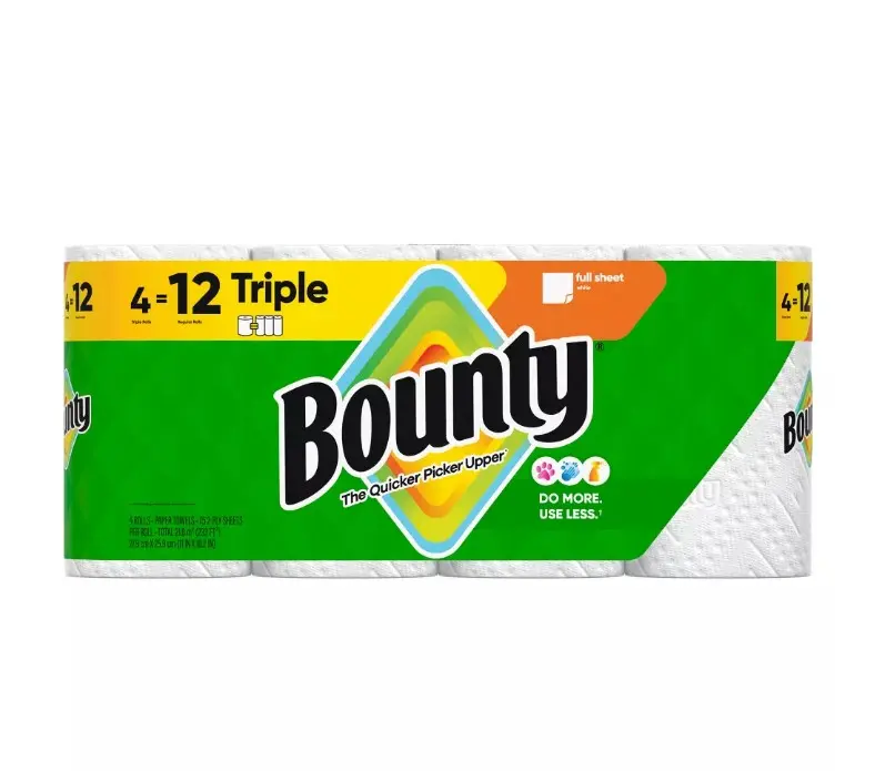 Bounty Full Sheet Paper Towels Size Triple Count 4