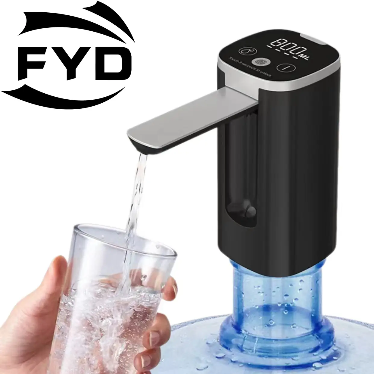 Kitchen Accessories Water Bottle Dispenser, Portable Smart Water Bottle Pump, Rechargeable Electric Water Dispenser Pump, Drinking Utensils for Home,