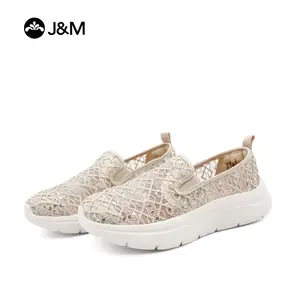 JOY&Mario-Mesh Breathable  Lightweight Breathable Comfortable Footwear for Women & Girls Cushion Lightweight  Suitable for Everyday Wear