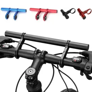 Bike Handlebar Extender 10/20/30cm – MTB / Road Bike Light Mount & Accessory Rack, Adjustable Cycling Extension Bracket for Front Lights, Phone Holder, GPS
