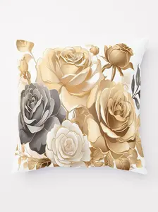 Floral Design Floral Pillow | Decorative Throw Pillow | Home Decor