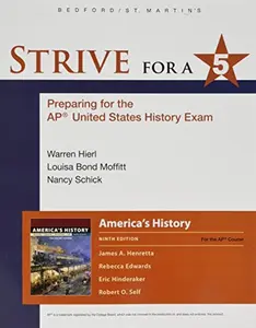 USED-Strive for a 5 for America's History: Preparing for the Ap* U. S. History Exam by James Henretta (Paperback)