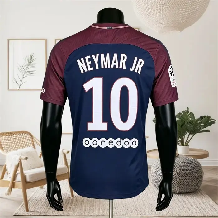 18 19 Black Neymar 11# Short Sleeve Soccer Jersey